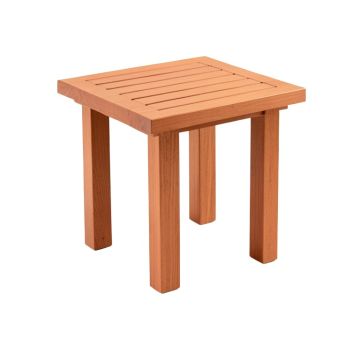 Maple Bend Compact Balcony Table - Terracotta