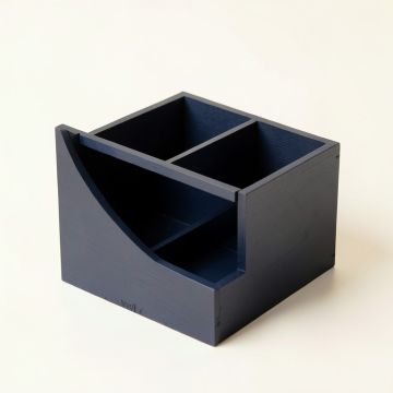 Bay Arc Empty Coffee-Station Organizer (synthetic illustration; no displayed measurements)