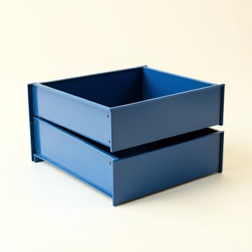 Cedar Fold Under-Desk Drawer Unit - Blue (synthetic illustration; no displayed measurements)