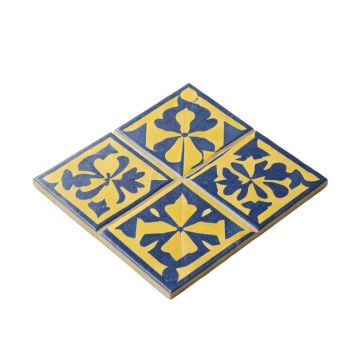 Pier 4 '' X 12 '' Ceramic Subway Tile In Warm Deco