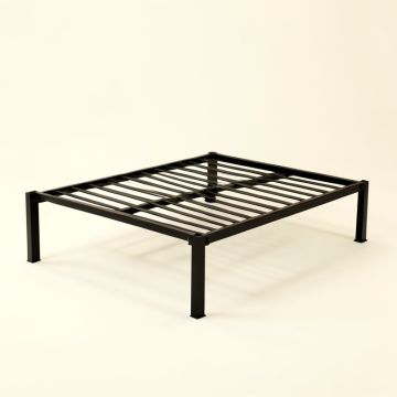 Aahil Metal Platform Bed (synthetic illustration; no displayed measurements)