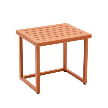 Oak Branch Compact Balcony Table - Terracotta