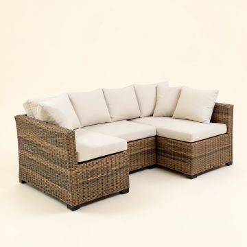 Abniel Eneas Patio Sectional With Cushions (synthetic illustration; no displayed measurements)