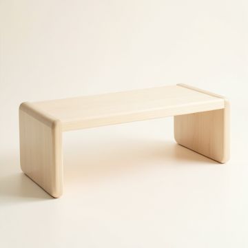 Vale Edge Indoor Bench - Ivory (synthetic illustration; no displayed measurements)