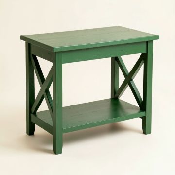 Pine Field Side Table - Green (synthetic illustration; no displayed measurements)