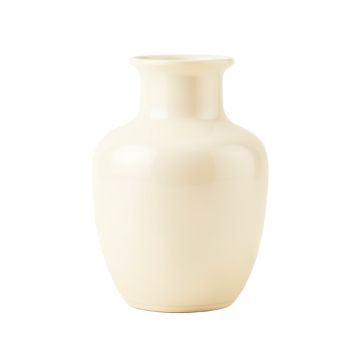 Flint Branch Empty Decorative Vase - Cream