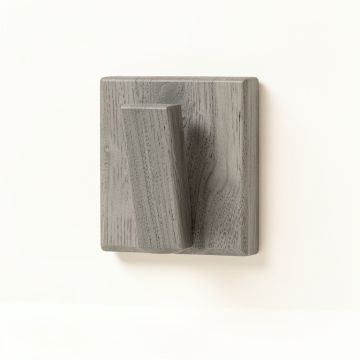 Alder Bridge Wall-Mounted Robe Hook - Gray (synthetic illustration; no displayed measurements)