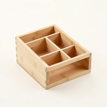 Brook Bend Empty Coffee-Station Organizer - Beige (synthetic illustration; no displayed measurements)