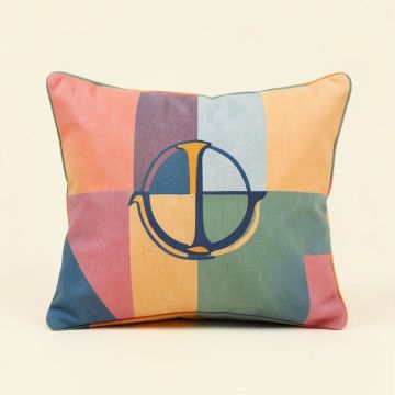 Leo Zodiac Sign Lumbar Pillow (synthetic illustration; no displayed measurements)