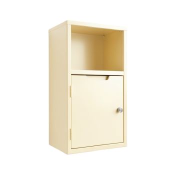 Cove Bend Wall-Mounted Entry Cabinet - Cream