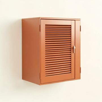 Birch Arc Wall-Mounted Laundry Cabinet (synthetic illustration; no displayed measurements)