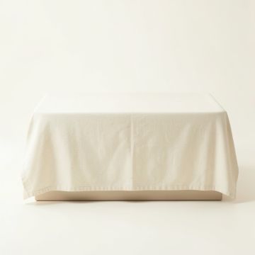 Field Bend Flat Bed Sheet - Ivory (synthetic illustration; no displayed measurements)