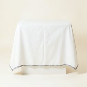 Rowan Bend Flat Bed Sheet - White (synthetic illustration; no displayed measurements)