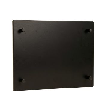 Birch Crest Empty Wall-Mounted Tool Organizer Panel - Black (synthetic illustration; no displayed measurements)