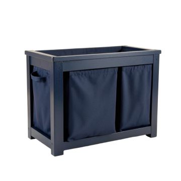 Bay Brook Laundry Sorting Station With Plain Removable Bags - Navy