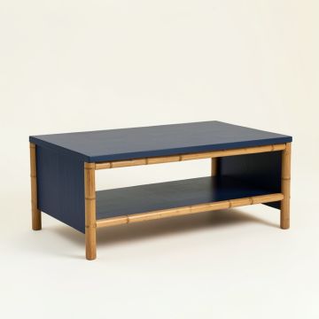 Linden Dale Coffee Table - Navy (synthetic illustration; no displayed measurements)
