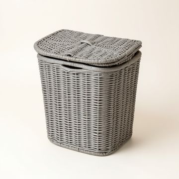 Clay Bluff Laundry Hamper - Gray (synthetic illustration; no displayed measurements)