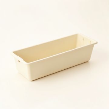 Holly Brook Empty Railing Planter With Integral Brackets - Ivory (synthetic illustration; no displayed measurements)