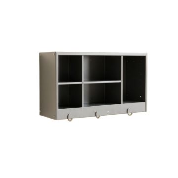 Stone Arc Wall-Mounted Entryway Organizer Shelf - Gray