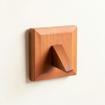 Brook Bend Wall-Mounted Robe Hook - Terracotta (synthetic illustration; no displayed measurements)