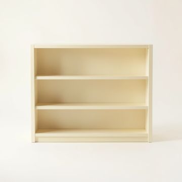 Oak Branch Low Bookcase - Cream (synthetic illustration; no displayed measurements)