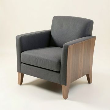 Liam 31.5 '' Wide Barrel Chair (synthetic illustration; no displayed measurements)