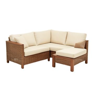 Paille Outdoor Sofa Patio Sectional With Cushions