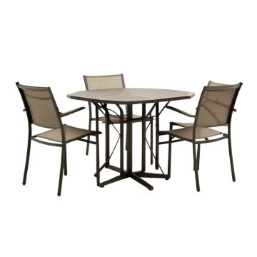 Milloy 3 Piece Bistro Set
