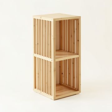 Maple Bluff Narrow Cubby Tower - Beige (synthetic illustration; no displayed measurements)