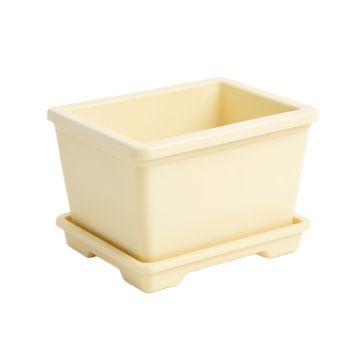 Wren Bluff Empty Raised Planter - Ivory