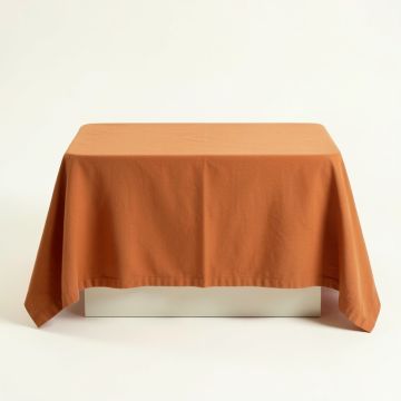 Birch Bluff Flat Bed Sheet - Terracotta (synthetic illustration; no displayed measurements)
