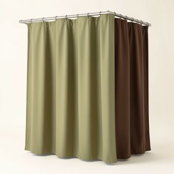 Docia Solid Color Single Shower Curtain (synthetic illustration; no displayed measurements)