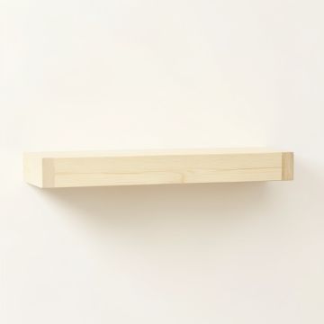 Slate Bridge Wall-Mounted Shelf - Ivory (synthetic illustration; no displayed measurements)