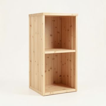Maple Crossing Narrow Cubby Tower - Beige (synthetic illustration; no displayed measurements)