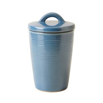 Olive Brook Storage Canister With Lid - Blue