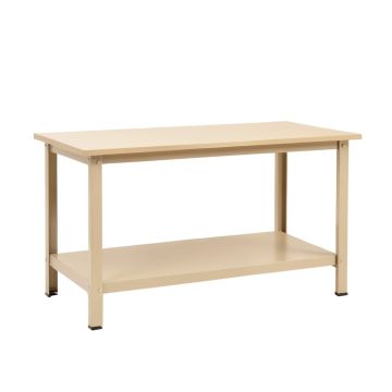 Ridge Brook Empty Workshop Workbench - Beige