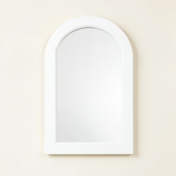 Heath Crest Framed Wall Mirror - White (synthetic illustration; no displayed measurements)