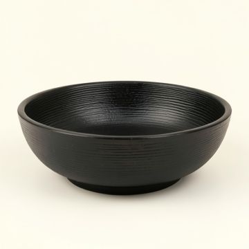 Fern Canyon Dining Bowl - Black (synthetic illustration; no displayed measurements)