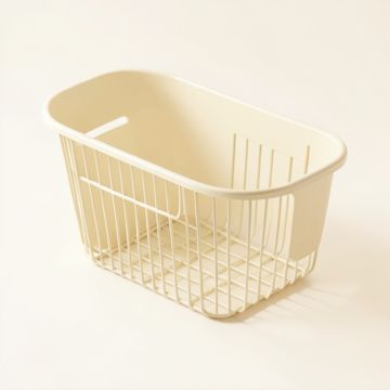 Flint Bend Empty Under-Desk Cable Tray - Ivory (synthetic illustration; no displayed measurements)