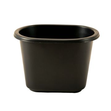 Laurel Crest Empty Raised Planter - Black