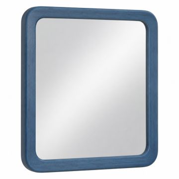 Willow Bridge Framed Wall Mirror - Blue