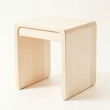 Stone Bridge Side Table - Ivory (synthetic illustration; no displayed measurements)