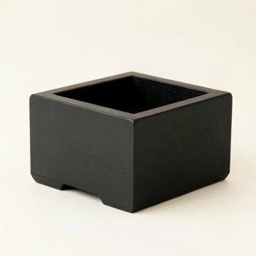 Juniper Bend Empty Raised Planter - Black (synthetic illustration; no displayed measurements)