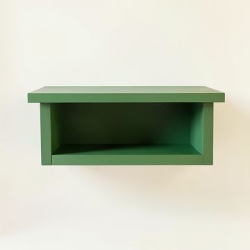 Alder Bend Wall-Mounted Shelf - Green (synthetic illustration; no displayed measurements)