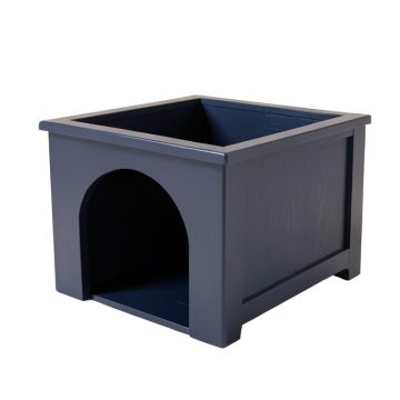Brook Crest Empty Furniture-Style Litter Enclosure - Navy