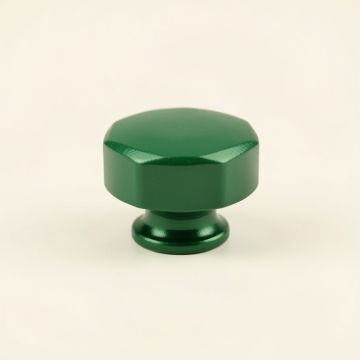Cedar Bluff Cabinet Knob Without Packaging - Green (synthetic illustration; no displayed measurements)