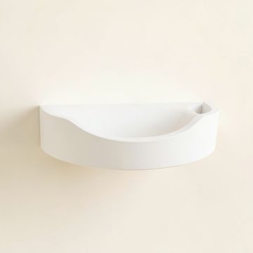 Moss Canyon Wall-Mounted Cat Perch - White (synthetic illustration; no displayed measurements)