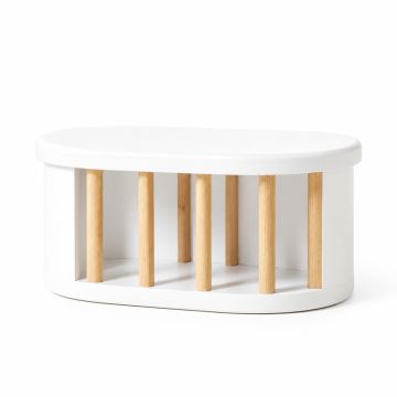 Oak Brook Shoe Storage Bench - White
