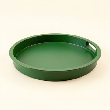 Laurel Arc Serving Tray - Green (synthetic illustration; no displayed measurements)