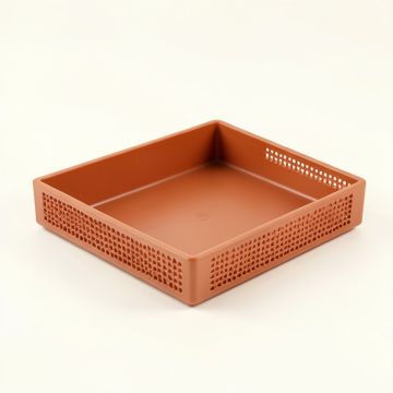 Laurel Branch Empty Under-Desk Cable Tray - Terracotta (synthetic illustration; no displayed measurements)